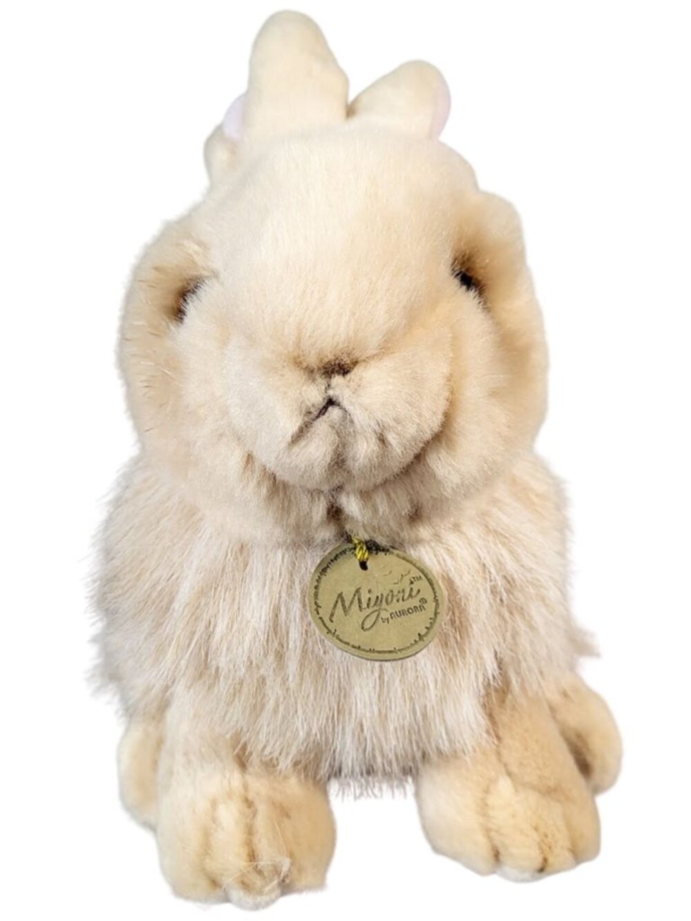 MIYONI By Aurora Tan Angora Bunny Rabbit Plush Stuffed Animal